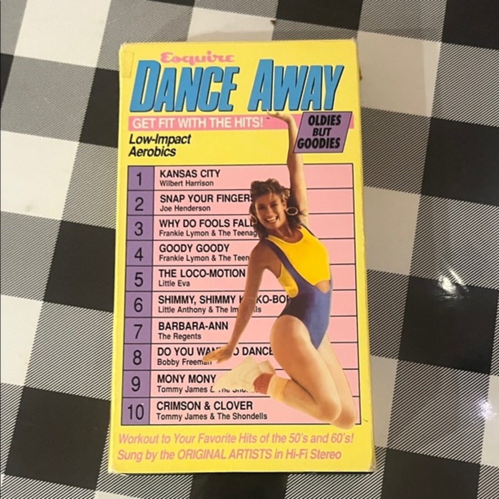 Esquire Dance Way Low Impact Aerobics VHS Video Tape VCR 50s 60s Rockabilly